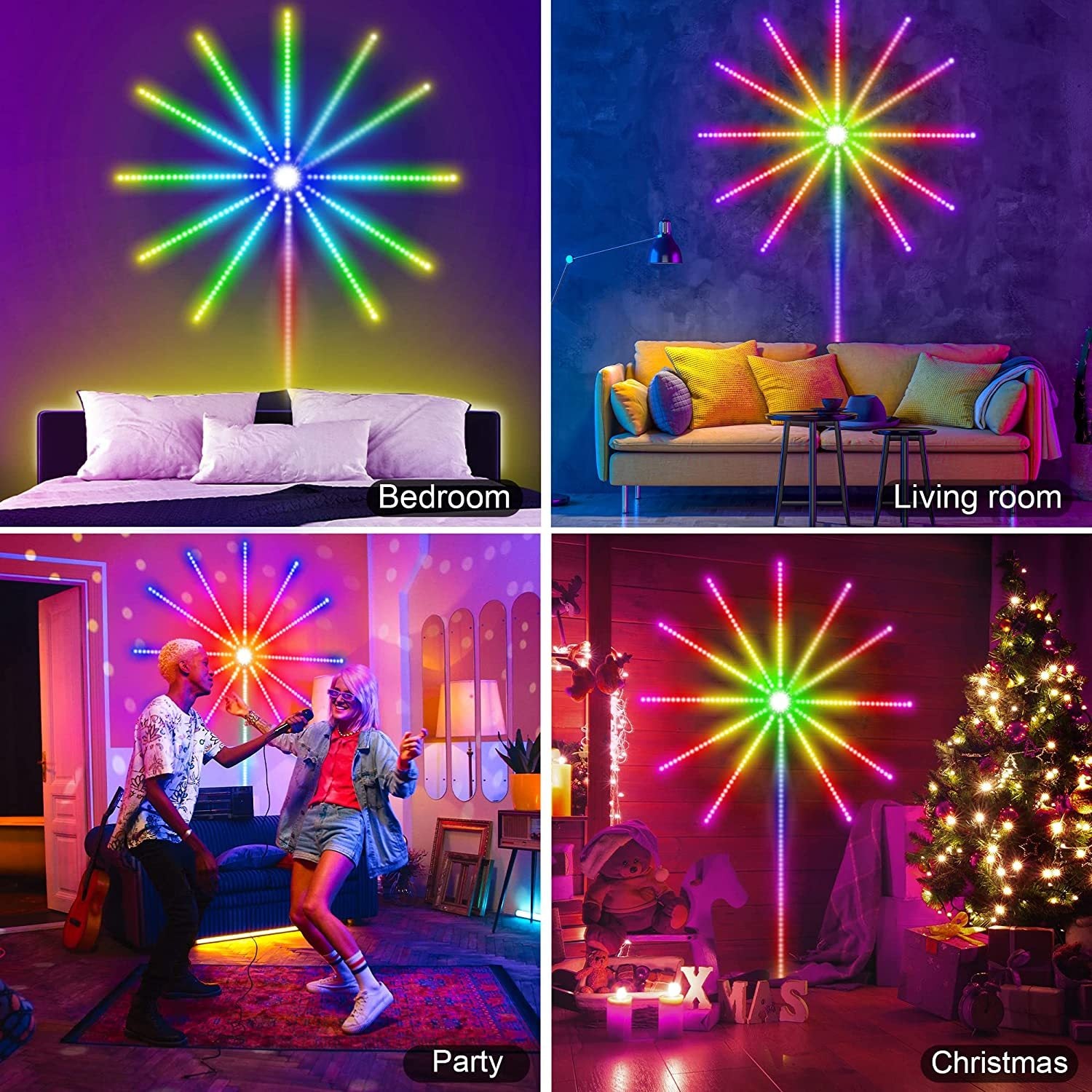 Music Reactive LED Firework Light – Party Vibes, Anytime