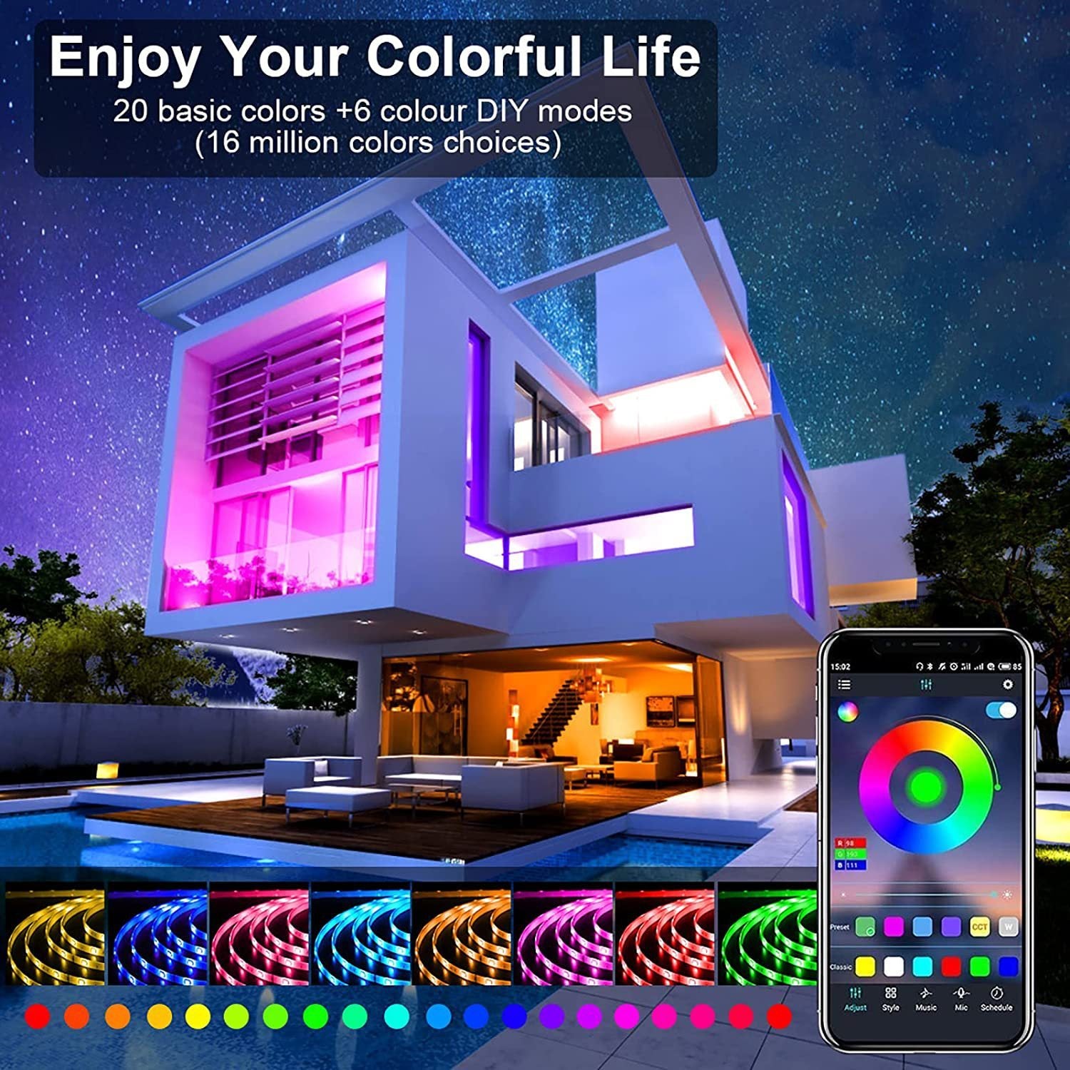 Smart LED Light Strip – Vibes, Color & Control