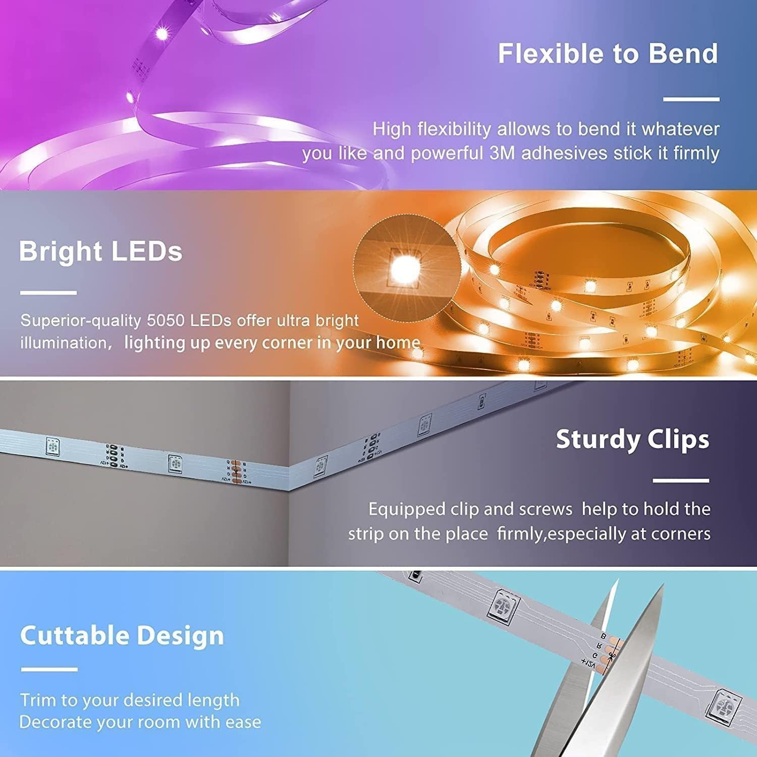 Smart LED Light Strip – Vibes, Color & Control