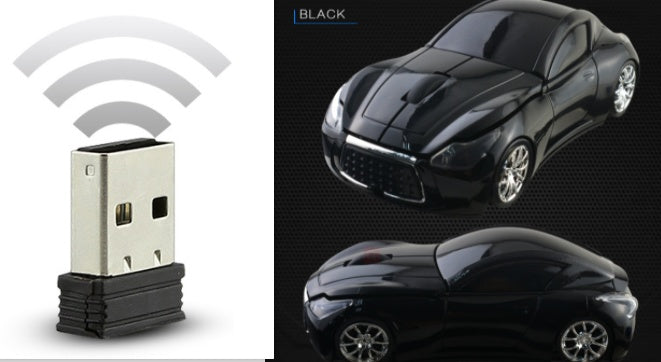 Car Shape Wireless Mouse – Fun Tech, Smooth Control