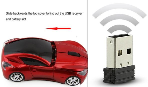 Car Shape Wireless Mouse – Fun Tech, Smooth Control